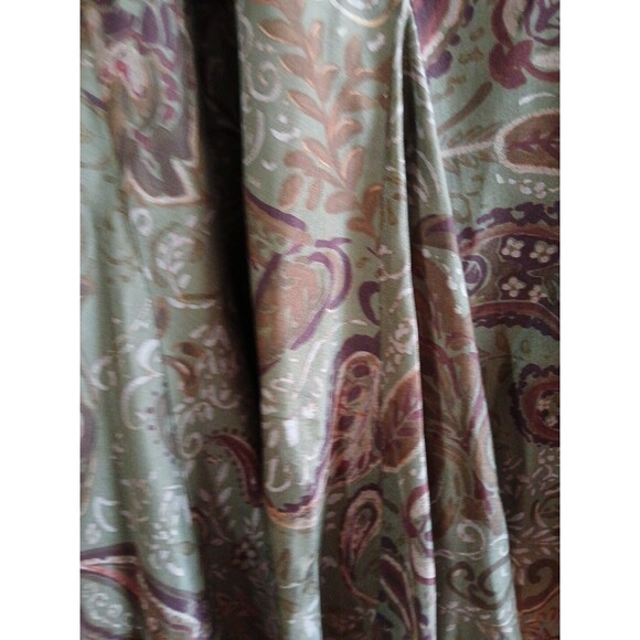 Lauren Ralph Lauren Silk Chiffon Maxi Paisley Print Flowy Skirt W 20 Lined ($149 - Picture 9 of 16